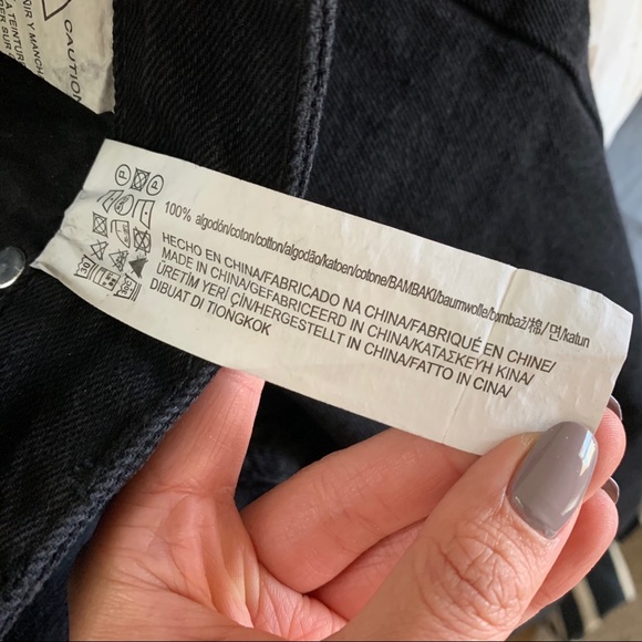 Regular High Waist Jeans with Distressed Hems - Picture 4 of 4